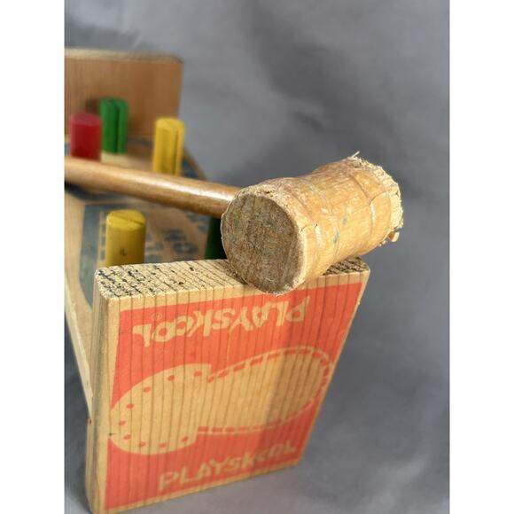 Vintage Playskool Cobblers Bench w/ Mallet - Picture 3 of 6